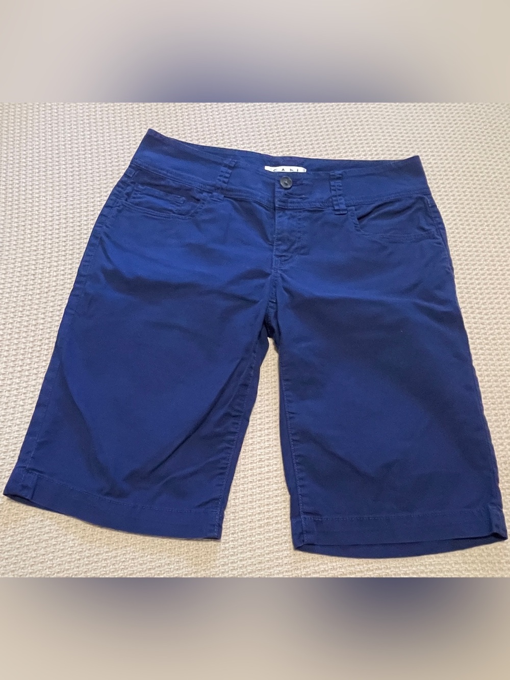 CAbi size 4, Bright Navy High-Waist Shorts